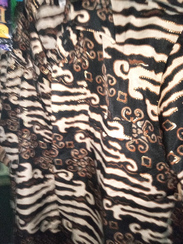 Kemeja Batik Anak Motif Parang Coklat