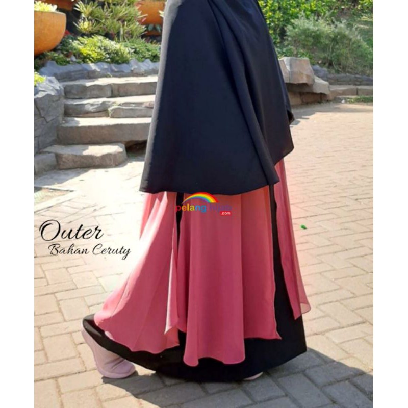 Outer Ceruty Grade A Premium Tali by Pelangi Hijab