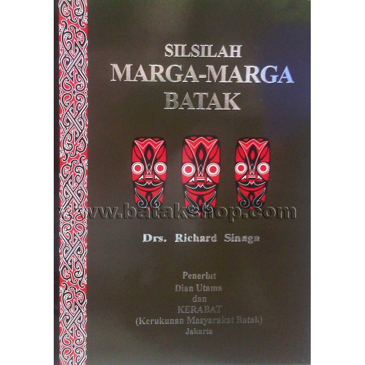 BUKU BATAK Silsilah Marga Marga Batak