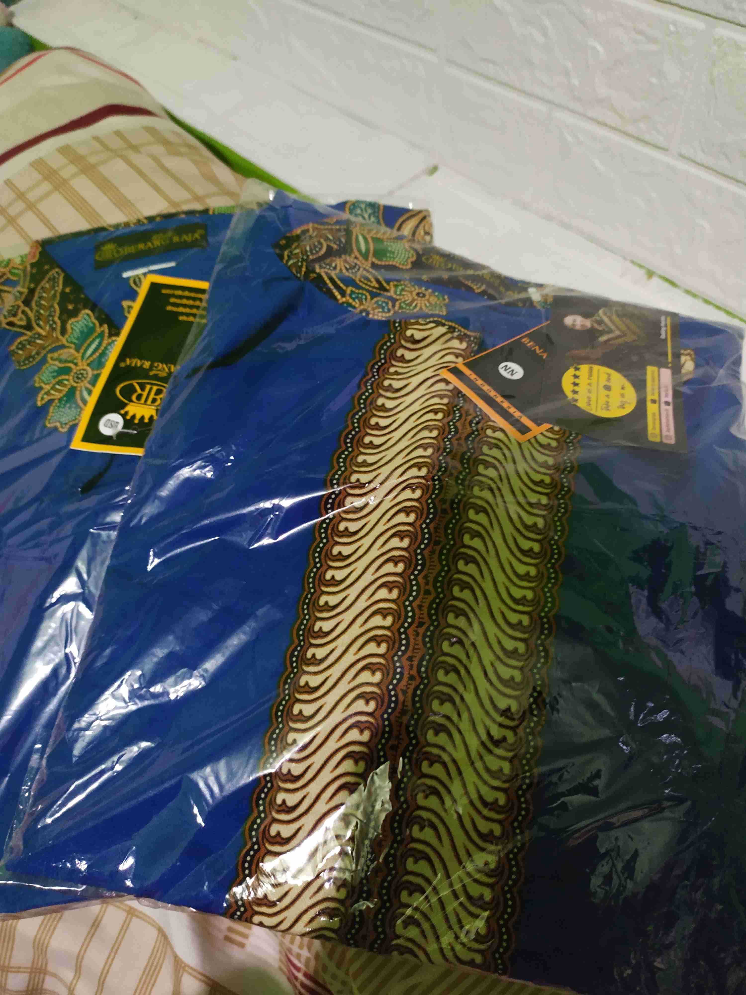 Benang Raja Tunik Batik Wanita Lengan Panjang Ukuran Jumbo 2xl 3xl 4xl 5xl