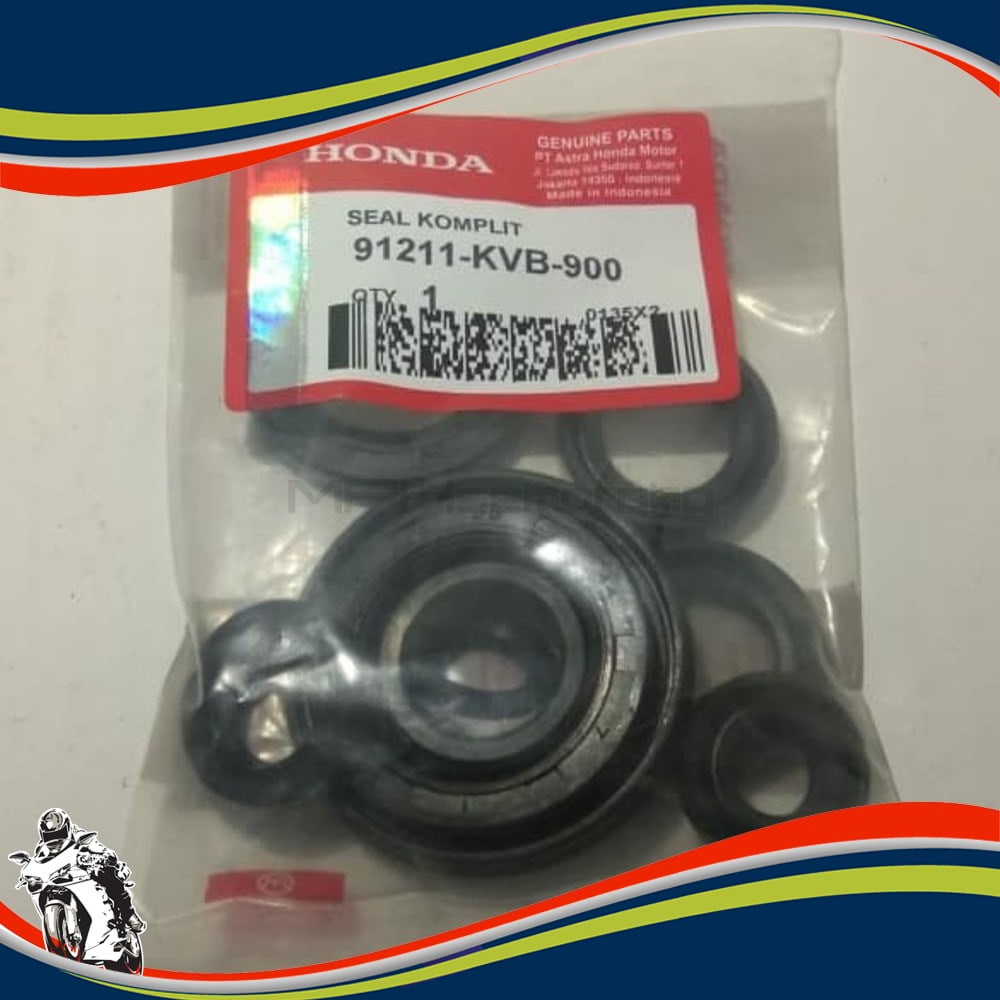 SEAL KOMPLIT ASSY OLI SEAL SET OIL HONDA VARIO BEAT SCOOPY KARBU Original KVB - TPS004912