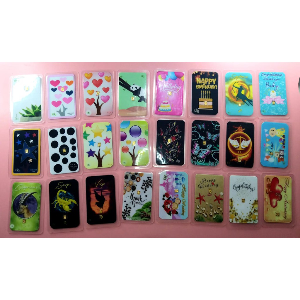 LAMINATING BIG 0.1 GRAM, LOGAM MULIA MINI BIG, LM MINI BIG, EMAS BIG, LM MINI GOLD 0.1 Gr ZODIAK
