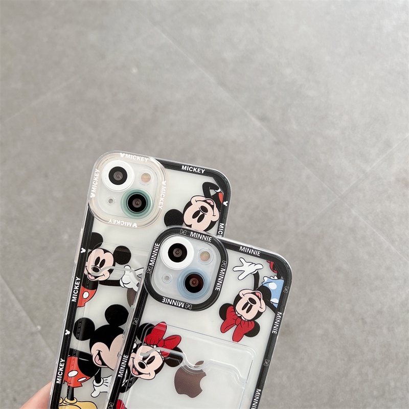 Case Pelindung Desain Kartun Mickey Mouse Untuk iPhone 14 7 8 Plus 11 12 13 Pro Max X XR XS Max SE 2020