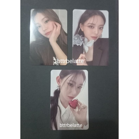 PC PHOTOCARD ITZY YEJI YUNA CHAERYEONG CHECKMATE KTOWN BENEFIT POB ALBUM