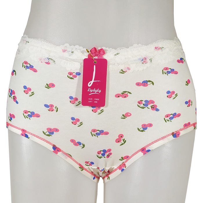 Lydyly - Celana Dalam Motif Bunga | Underwear Wanita Korean Girl Cd Js406