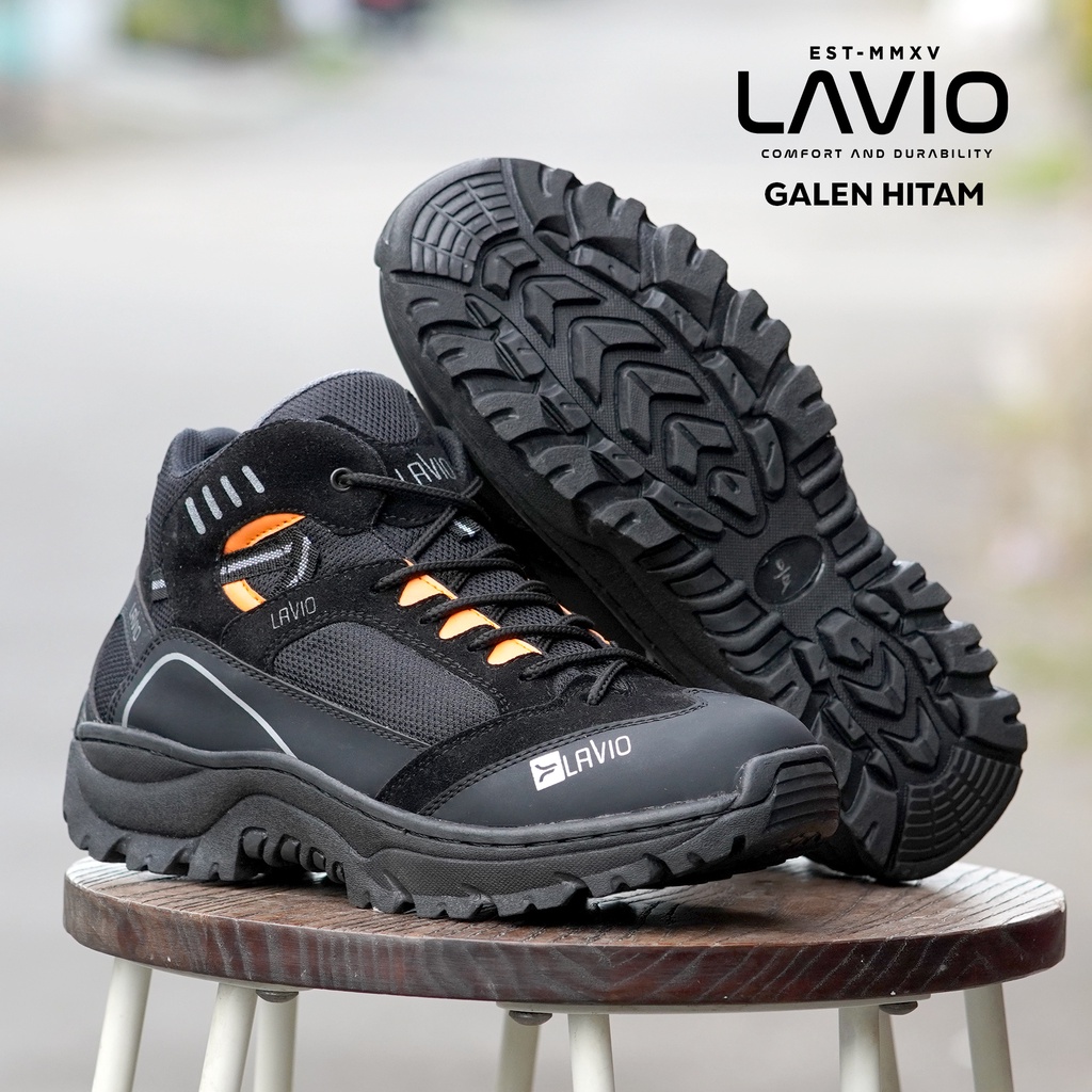 sepatu safety BOOTS BIG SIZE JUMBO Lavio Galen terlaris original Pria