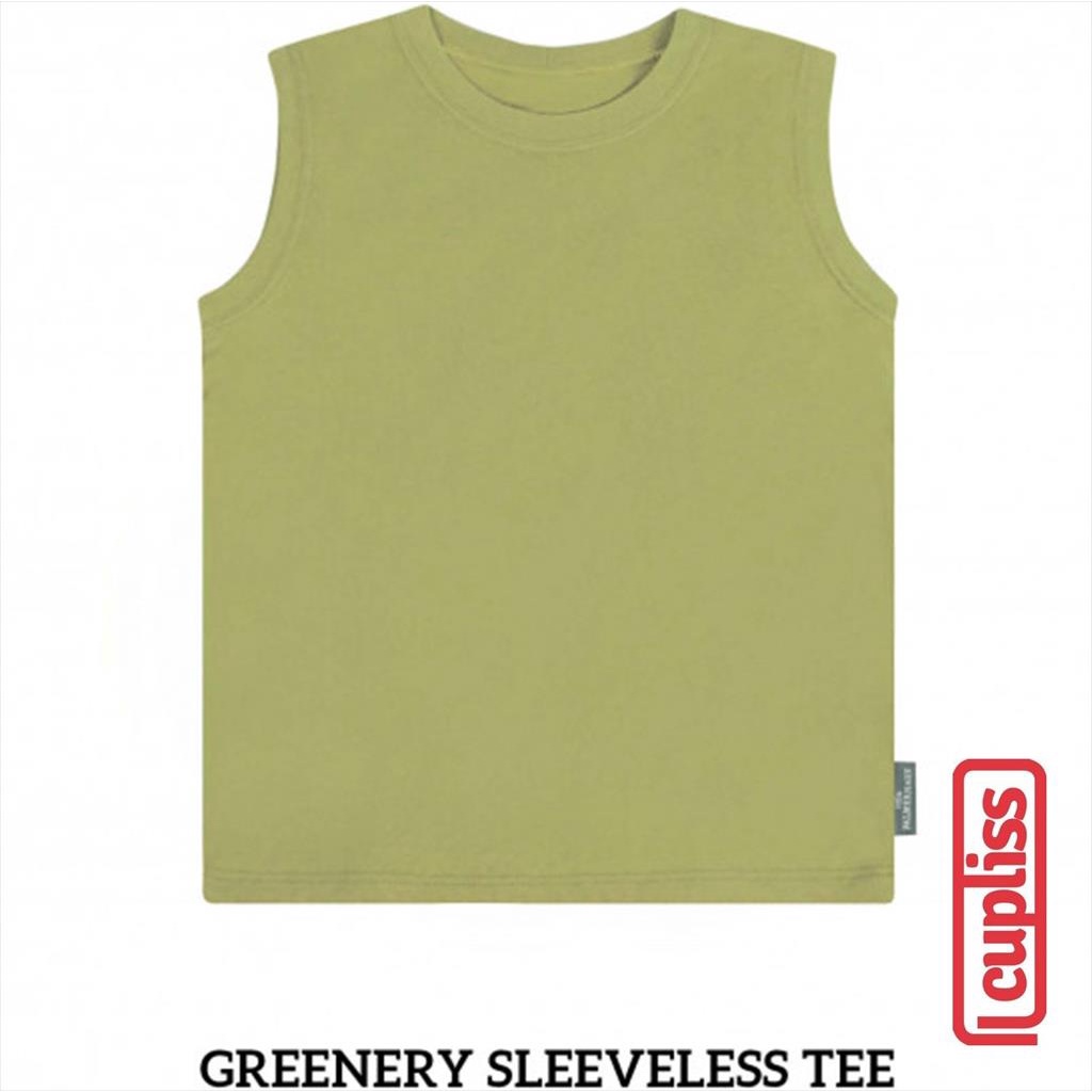 Little Palmerhaus Sleeveless Tee Greenery Kaos Oblong Anak