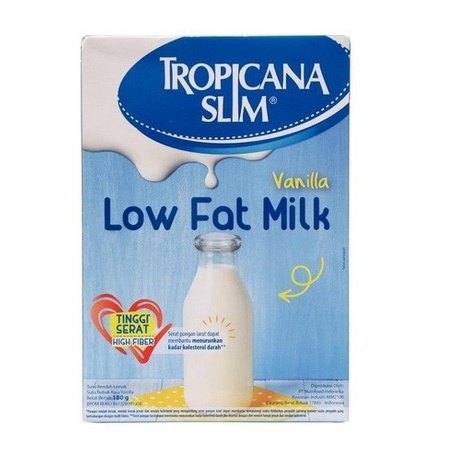 

Susu Rendah Kalori | Tropicana LowFat Milk Vanila 180 (BERKUALITAS)