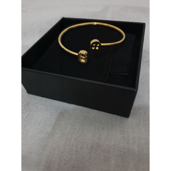 Buttonscarves Signature Bangle - Gold (Preloved)