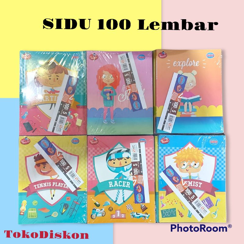 

BUKU TULIS ECER | SIDU 100 Lembar / Buku Tulis Tebal