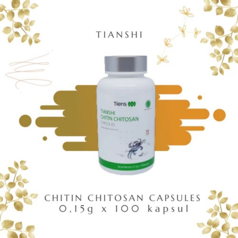 Jual Tiens Chitin Chitosan Kapsul Tianshi Harga Resmi Distributor