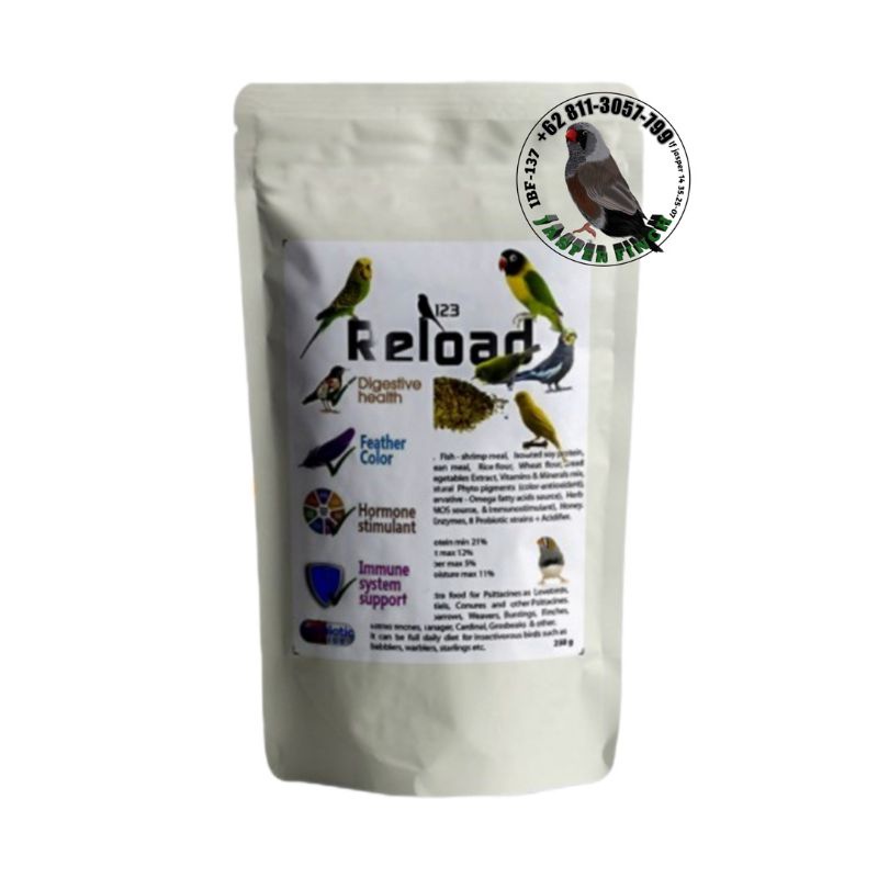 Egg Food Burung 123 Nutrient RELOAD By Jasper Finch