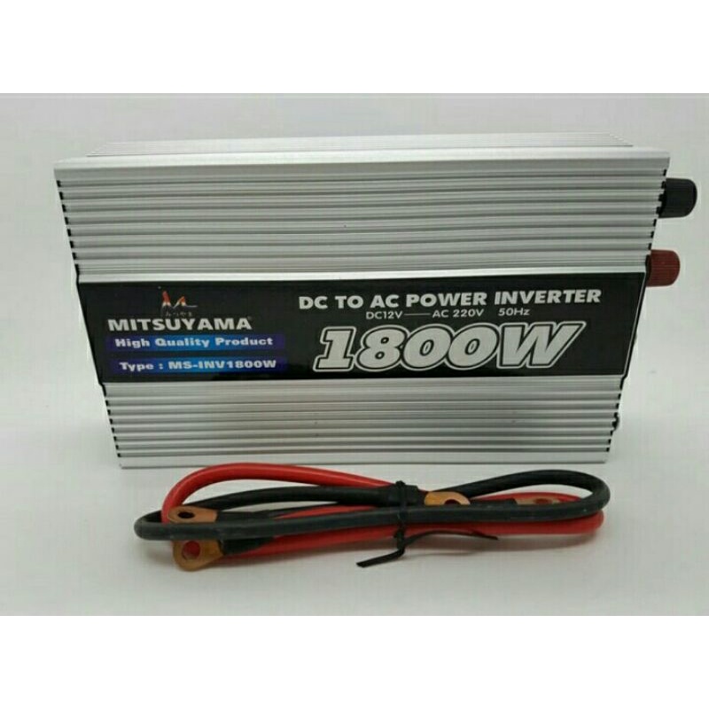 Cod Power Inverter Mitsuyama MS1800 watt DC to AC+USB 5V Original