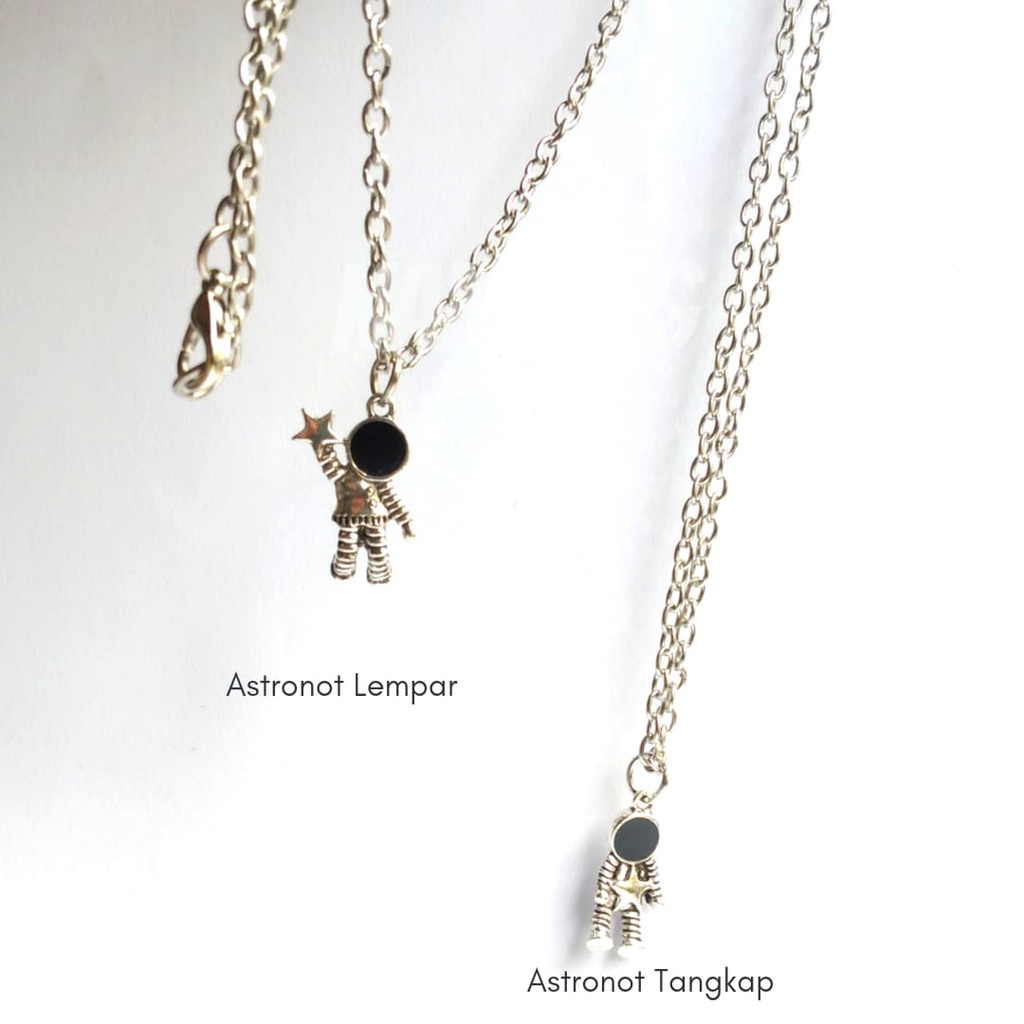 Kalung Couple Astronot Rantai