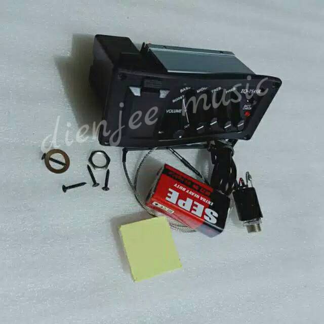 Preamp / equaliser gitar akustik 7545R