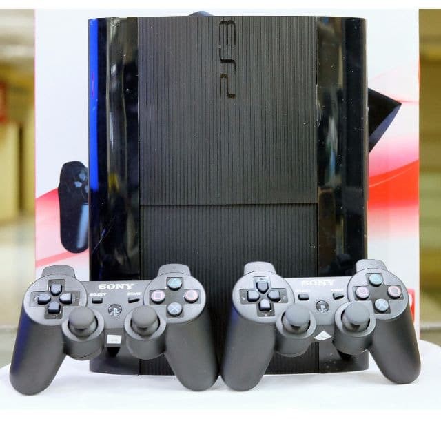 PS3 PLAYSTATION 3 SUPER SLIM 500GB ASLI SONY 1 STICK PROMO - Putih, 160GB