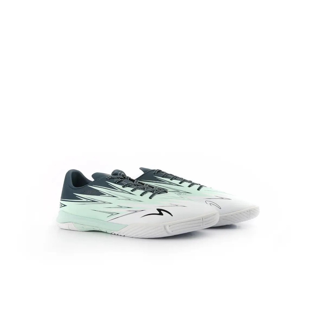 Sepatu Futsal Specs Lightspeed 3 IN Original - White/Aqua Glass/Reflecting Pond