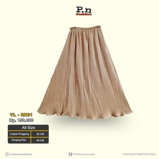 ROK PN FASHION VELLEA VL-RK 01 COKLAT MUDA