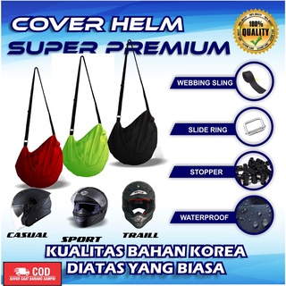 Tas helm  sarung helm  cover helm anti air tas helm slempang waterproof bahan premium