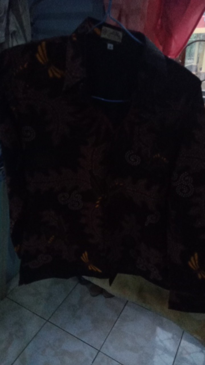 Batik Pria Lengan Panjang Keratonan Solo Premium Produksi Batik Aluna Sku 064