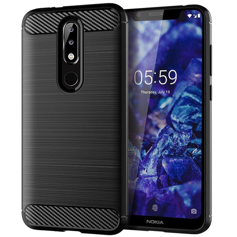 Case Nokia 4.2 / Nokia 5.1 Plus / Nokia 6 / 6.1 / 6.1 Plus / Nokia 8 - Armor Carbon Fiber Soft Case