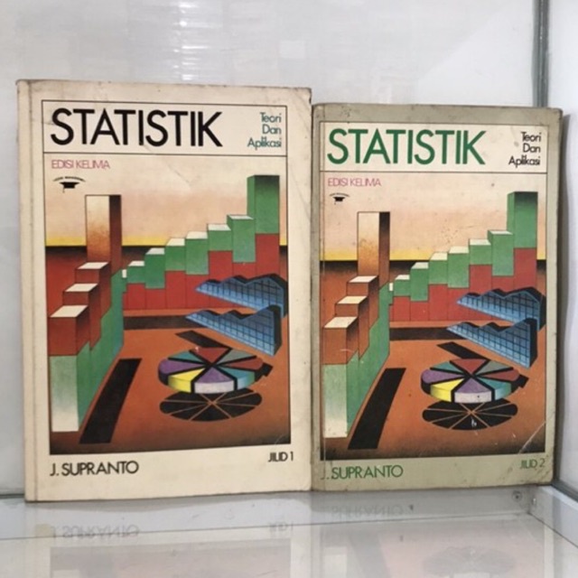 

STATISTIK TEORI DAN APLIKASI EDISI KELIMA JILID 1 & 2 J SUPRANTO