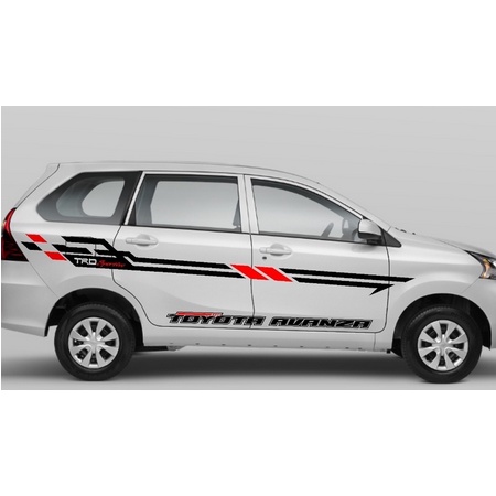 Stiker mobil toyota avanza stiker mobil avanza cutting stiker body samping mobil avanza