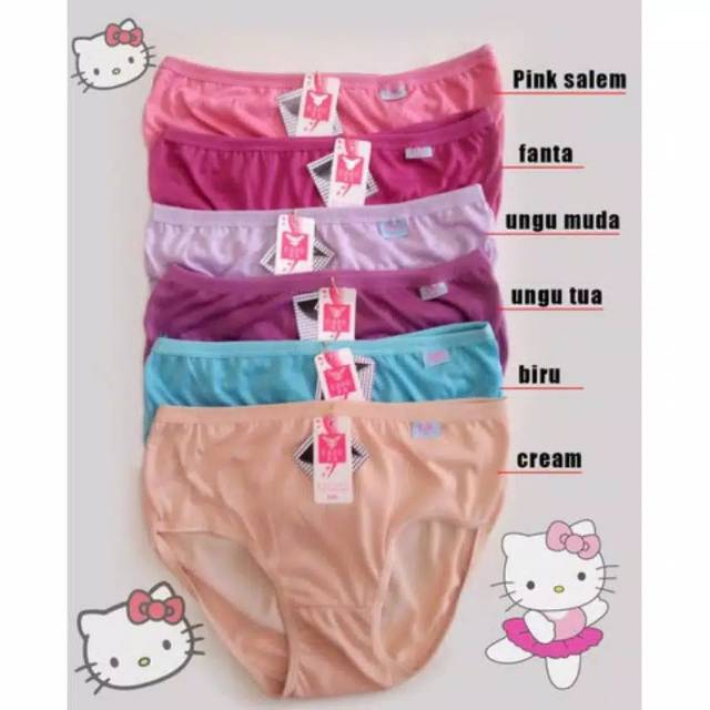 UNDIES CELANA DALAM CD WANITA POLOS MEREK ESSE CHAOJI UKURAN M, L, XL, XXL, XXXL