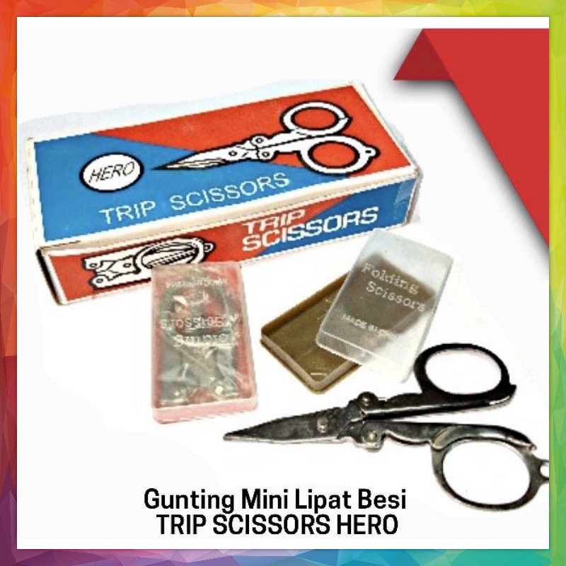GUNTING LIPAT BESI HERO TRIP SCISSORS