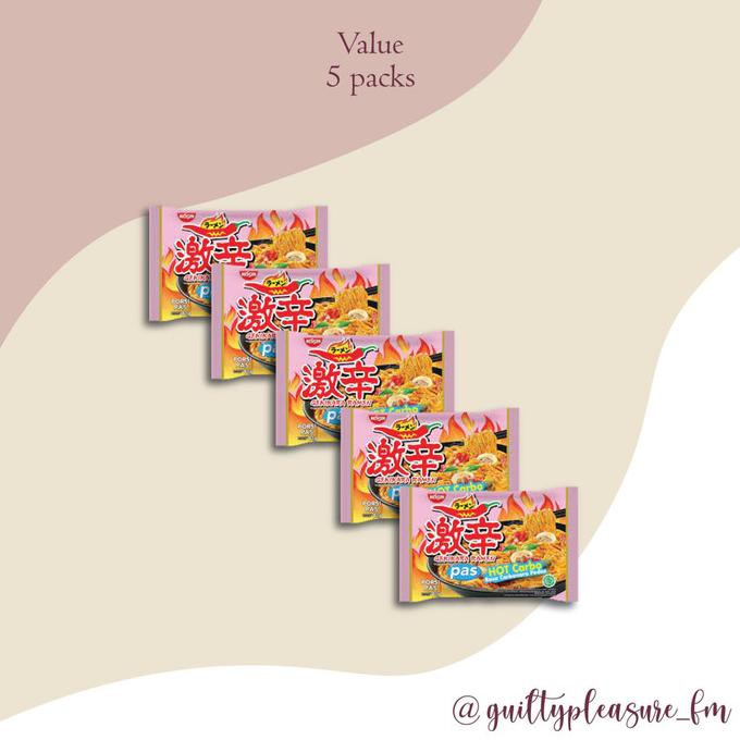 

Terlaris# Gekikara Ramen Hot Carbonara Porsi Pas Value Pack 5