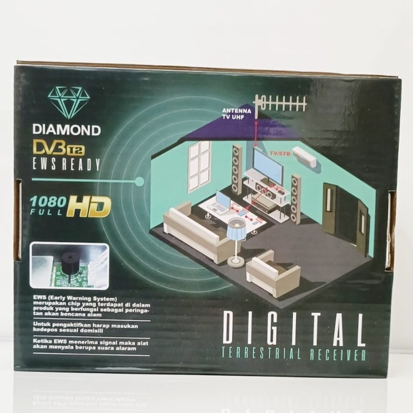 [BAYAR DI TEMPAT] DIGITAL TV SET TOP BOX DVBT 2 MEREK NOISE DIAMOND EWS READY KUALITAS TERBAIK