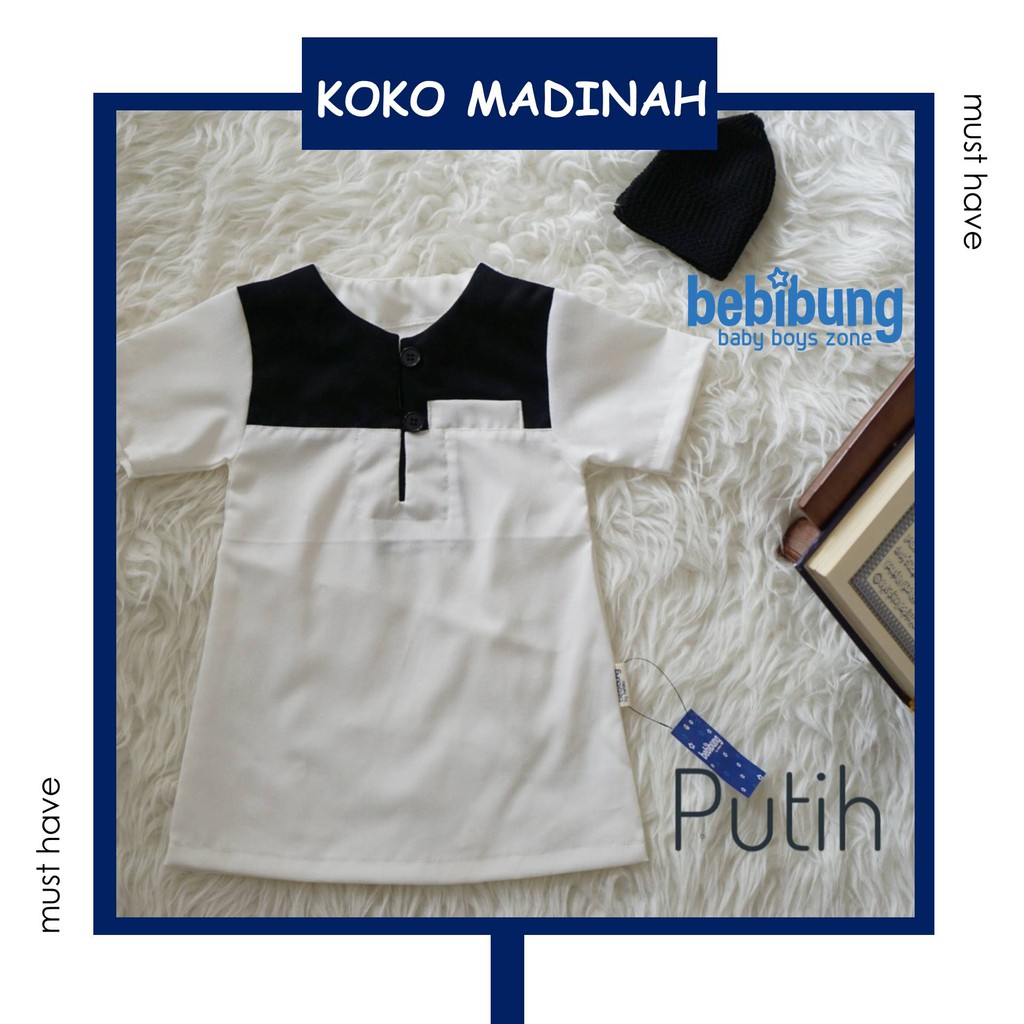 MADINAH KOKO BAYI KOKO GAMIS QOMIS BAYI DAN ANAK BAJU AQIQAH KATUN MADINAH BONUS PECI RAJUT NEWBORN 