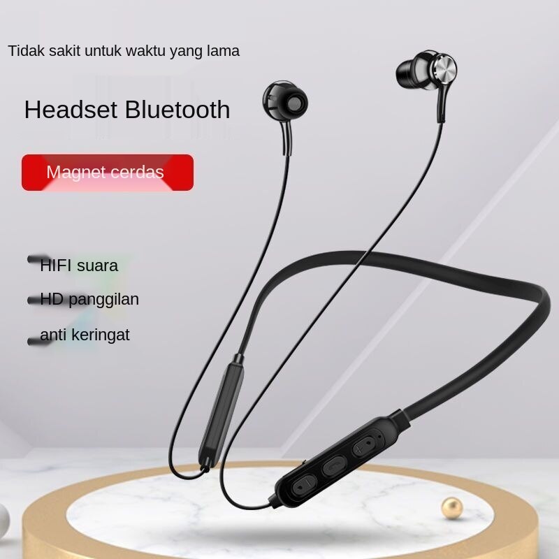 HUAWEI Headset Bluetooth Universal Dengan Tombol Magnetik