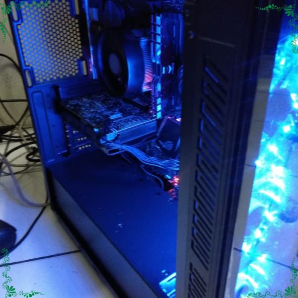 READY STOCK Pc gaming asus Rog strix ryzen 5 1600 with vga gtx 1060 6gb