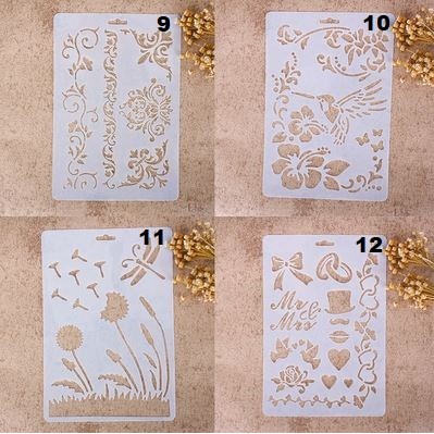 

Cuci Gudang Plastic Stencil - Stensil Dekorasi Motif_Grs20 (26X17Cm) Hemat