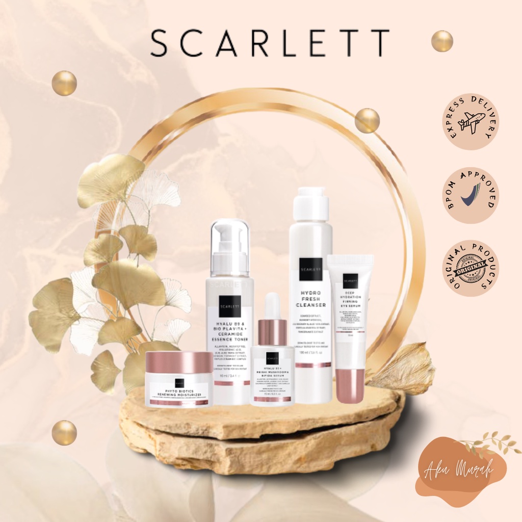 ✨ AKU MURAH ✨ Scarlett Whitening Age Delay Package / PAKET LENGKAP NEW