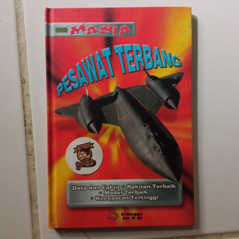Buku Seri Mania - Pesawat Terbang (Erlangga for Kids)