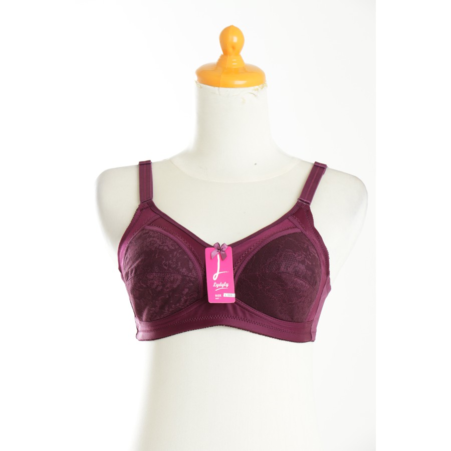 Lydyly -  Bra Big Cup L005 | BH Mama Jumbo Big Size Ukuran 34 36 38 40 44 Tanpa Busa Dan Tanpa Kawat
