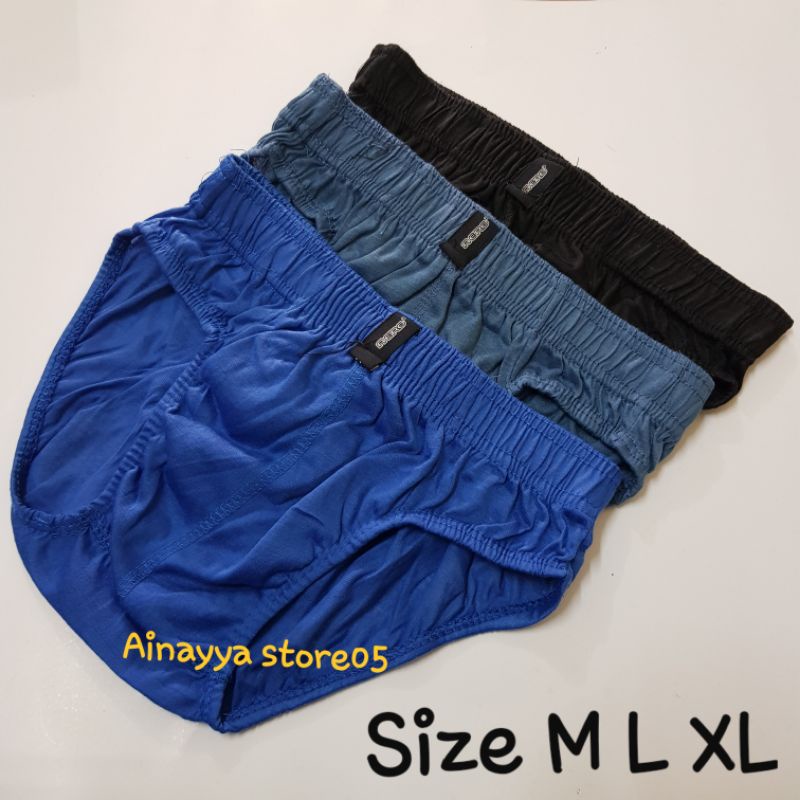 (6pcs) Celana Dalam Katun Pria Murah/Celana Dalam AERO