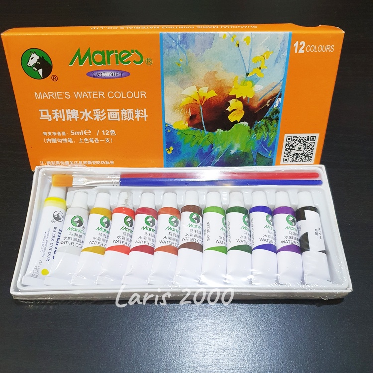 

Cat Air Maries 12 Warna 5ml / Water Color Paint