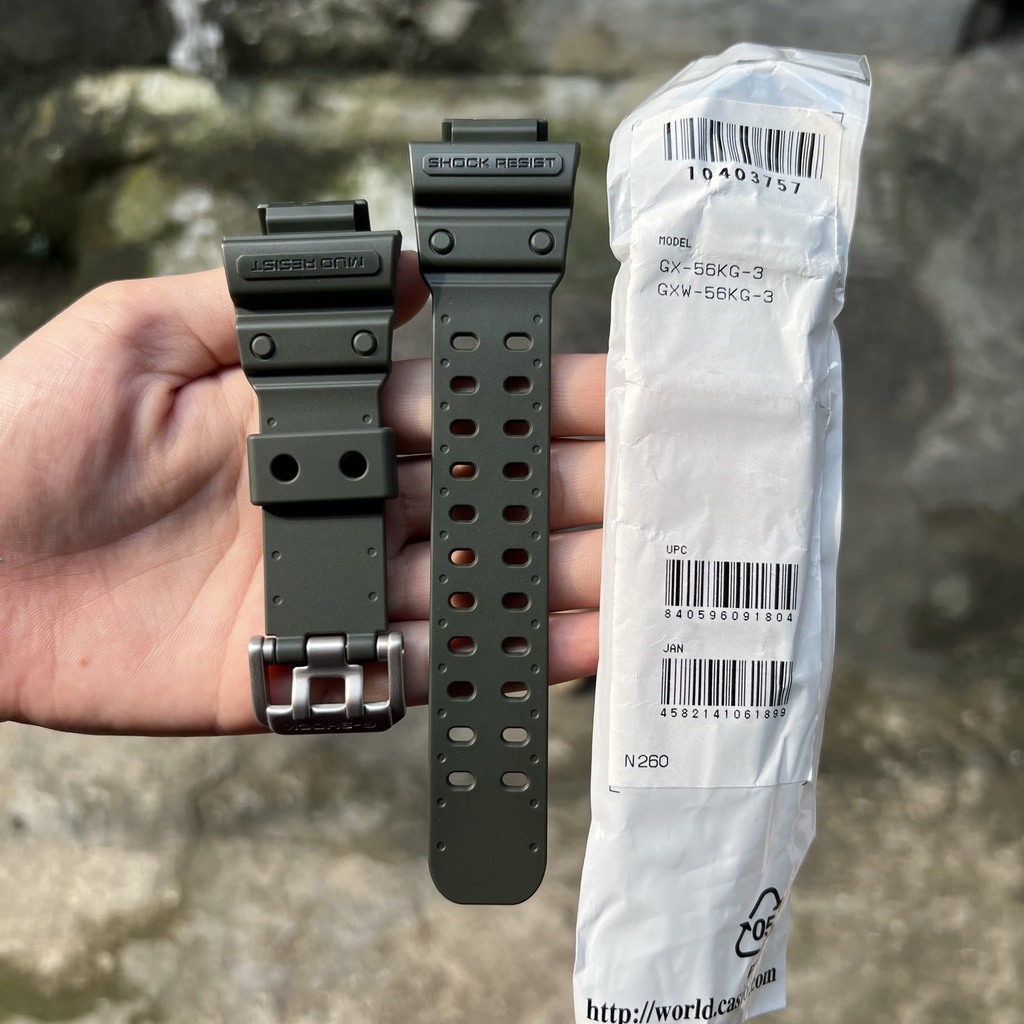 Strap tali jam tangan casio g-shock GX-56KG 3 GXW-56KG original band GX 56KG GXW 56KG