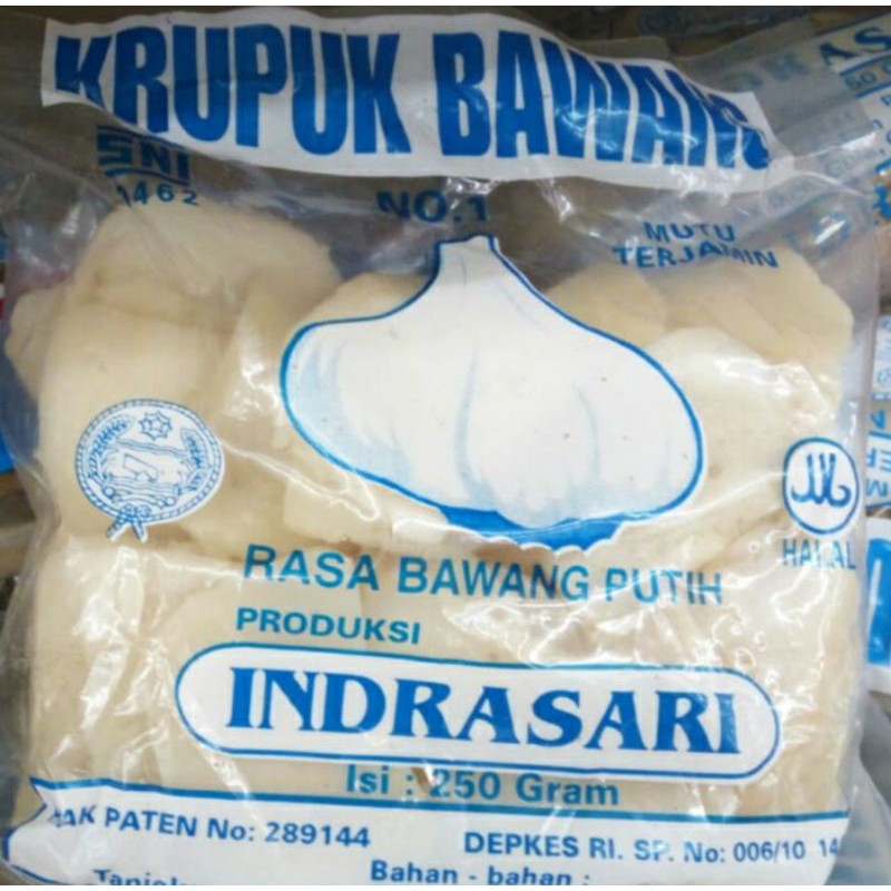 

Krupuk rasa Bawang Putih Indrasari