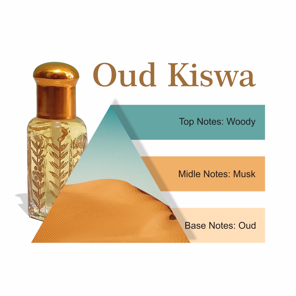 Parfum Oud Kiswah Premium Minyak Wangi Halal Import