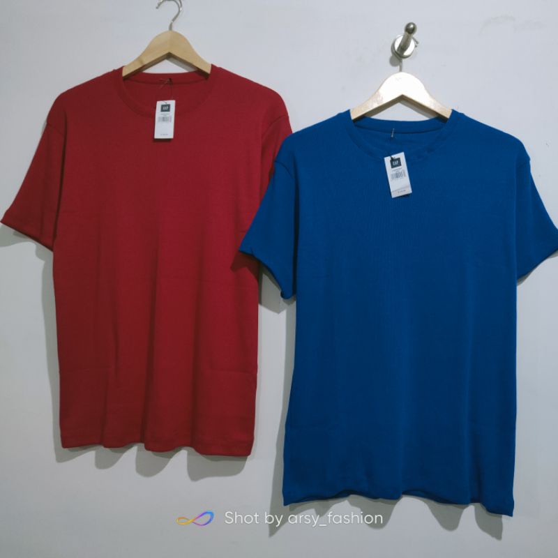 (Rib Lengan Pendek) Kaos Rib basic premium - kaos polos tebal