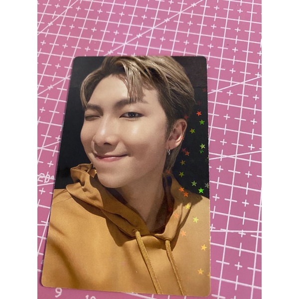 pc namjoon rm be deluxe ums lucky draw hologram