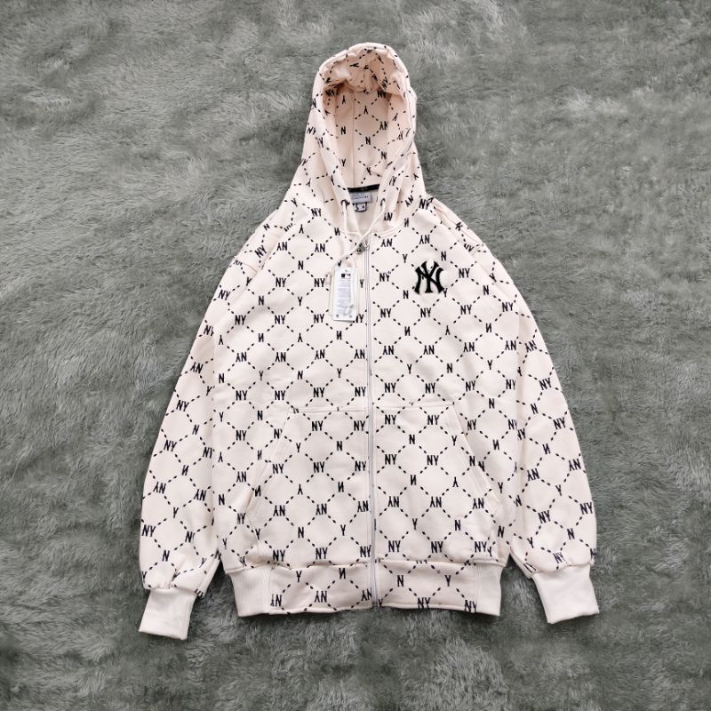 SWEATER HOODIE ZIPPER NY MLB FULLPRINT JAPAN MARKET FULLTAG