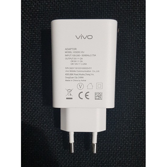 CHARGER VIVO Y30 y30i Y50 S1 Pro Original Asli Carger Adapto r AdapterFAST CHARGING USB TYPE C ORIGINAL 2.A/9V 100% ORI Casan Cas Hp Cepat Penuh Ori Carger Hp Pengisian Cepat Kabel Charger Vivo Tipe C Ori Samsung Oppo Xiaomi Asus Lenovo Realme LG Sony