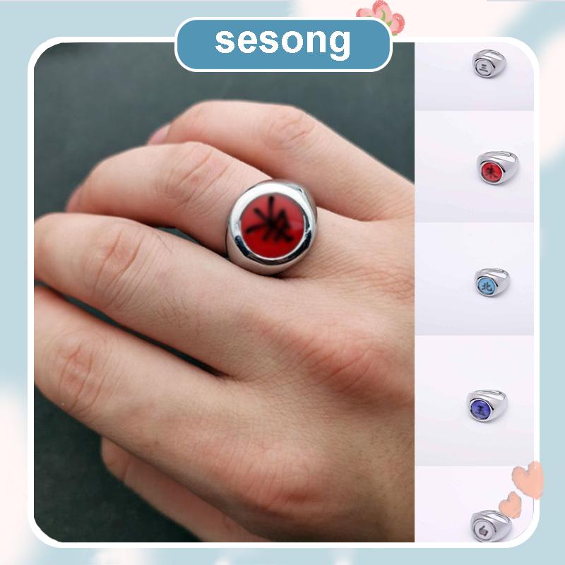 Cosplay Anime Akatsuki Itachi Pain Orochimaru Cincin Untuk Pria / Wanita SS