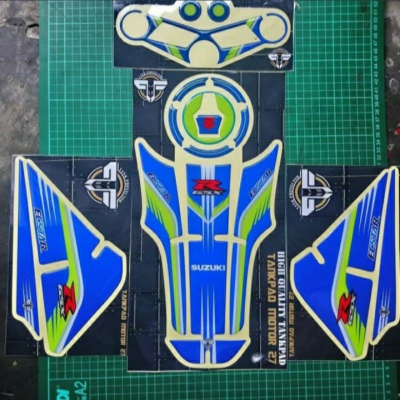 Stiker Sticker Resin Timbul Tankpad Tank Protector Suzuki GSX R 150