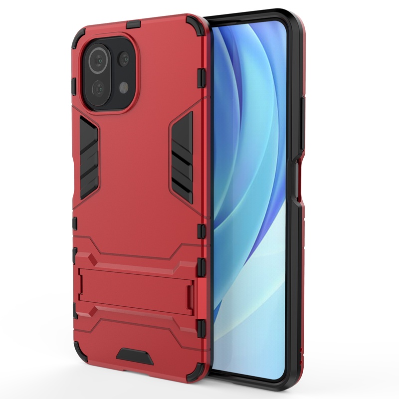 Hard Case Bahan PC Silikon Anti Ketukan Untuk Xiaomi Mi 11 Lite Mi11 Pro 11 Ultra